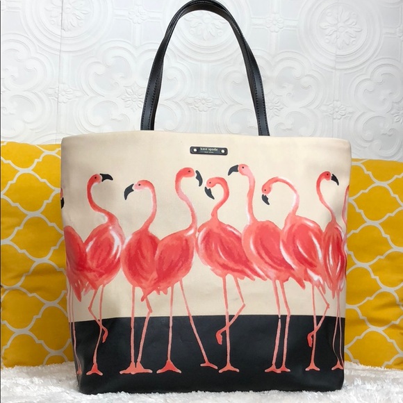kate spade Handbags - 🌸OFFERS?🌸Kate Spade All Leather Flamingo Tote